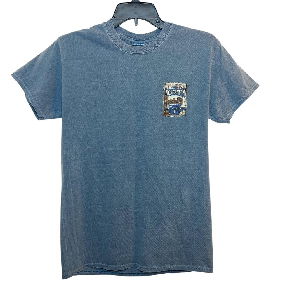 Zion Canyon Utah National Park Graphic T-Shirt Mens Travel Souvenir Tee
